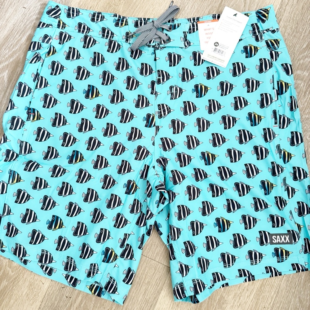 SAXX Betawave
Boardshort
Swim Shorts 9" / Fish Tank- A NWT